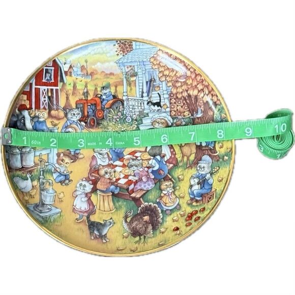 Vintage Bill bell limited edition, a  Purrfect Feast 8.5 Inch collector plate  - Picture 6 of 7